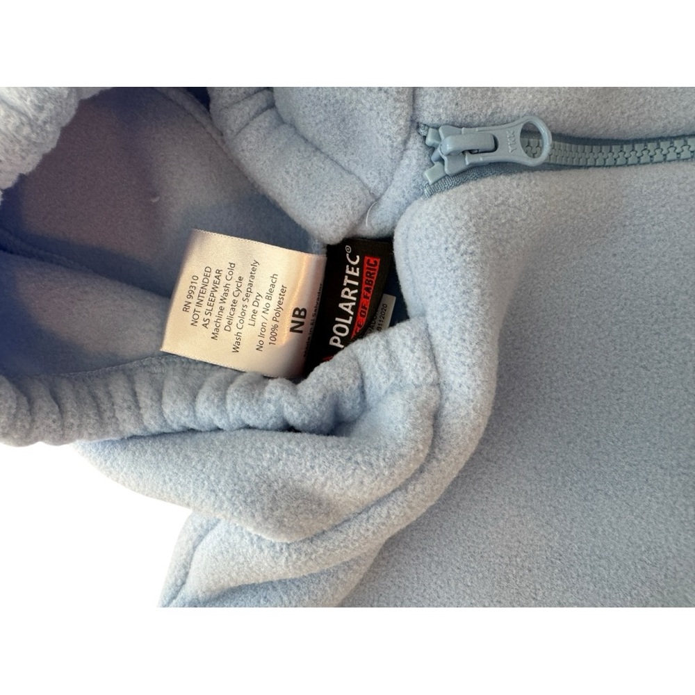 WIDGEON WARM PLUS BABY GIRLS or BOYS FLEECE BUNTING SUIT - BLUE NEWBORN - Picture 10 of 13